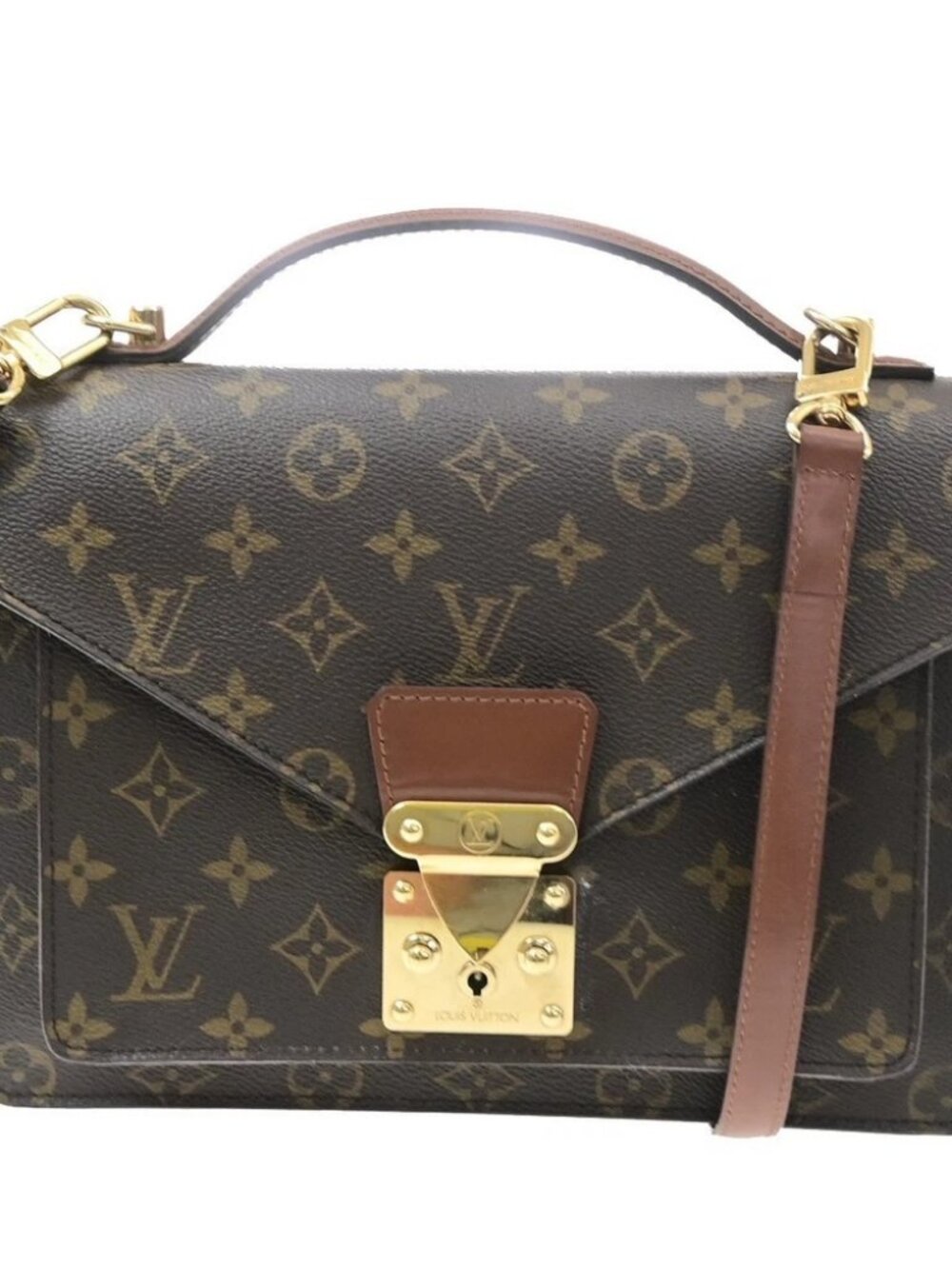 LOUIS VUITTON Monceau 26 2Way Shoulder Hand Bag Monogram Leather M51187 77SA171